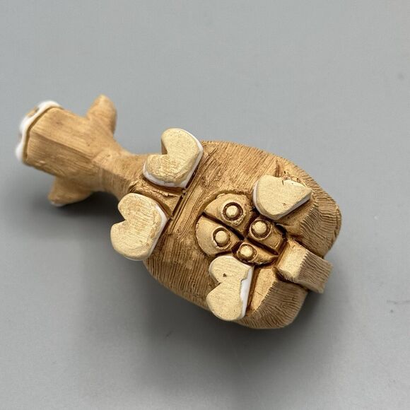 Vintage Artesania Rinconada Highland Horned Cow Glazed Accents READ 4" Farmcore - Picture 9 of 11